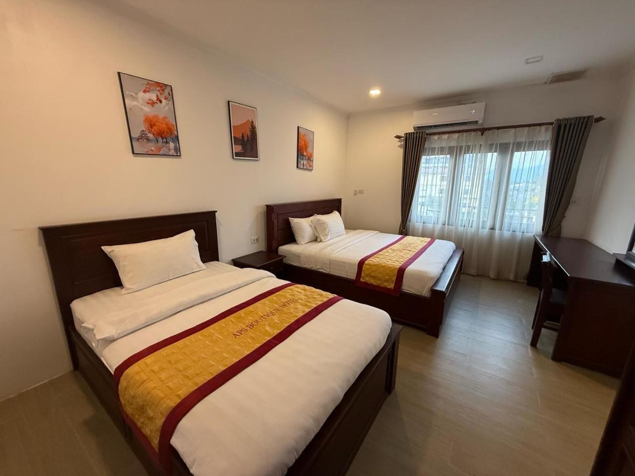 A P S Moutain View Hotel Vang Vieng Exteriör bild